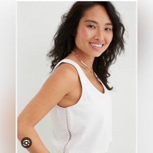 AERIE FLEECE TANK TOP